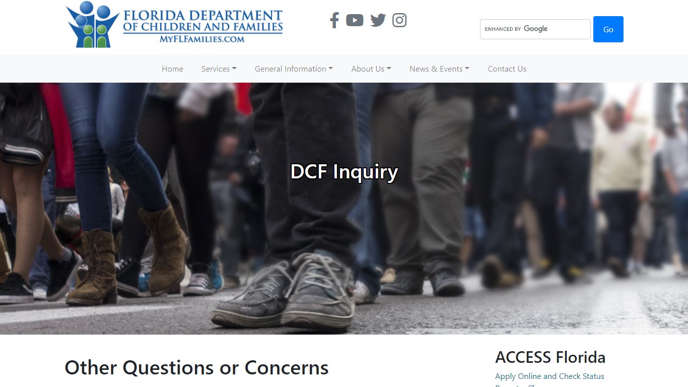 Contact Us - Florida Department of Children and Families